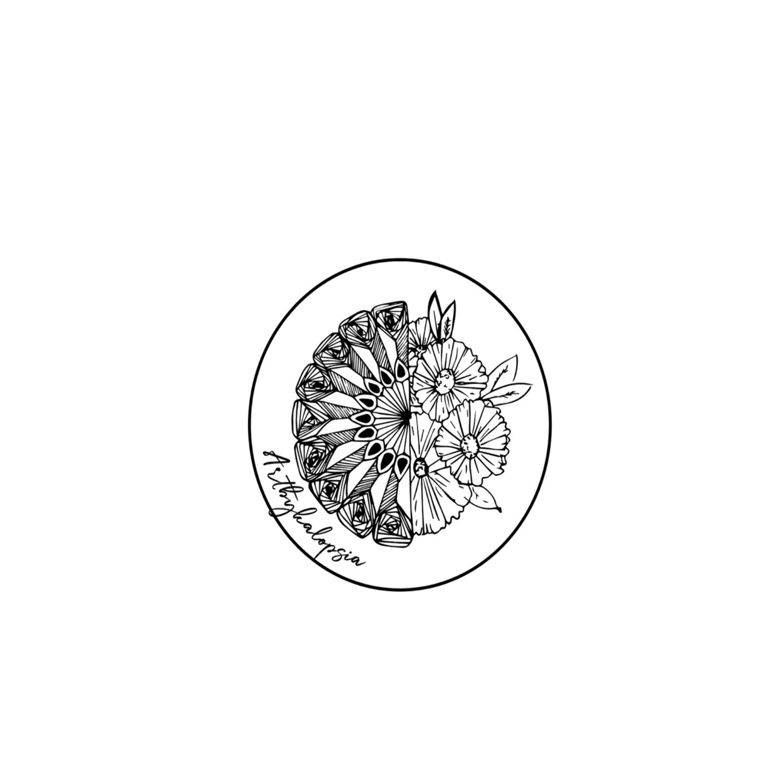 ستيكر flowered